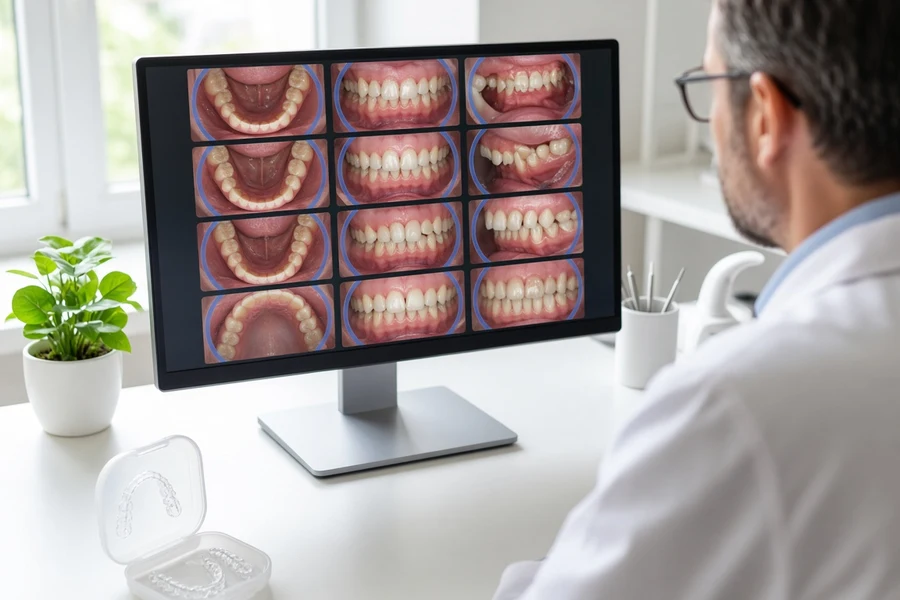 DentalMonitoring inspired dental software preview