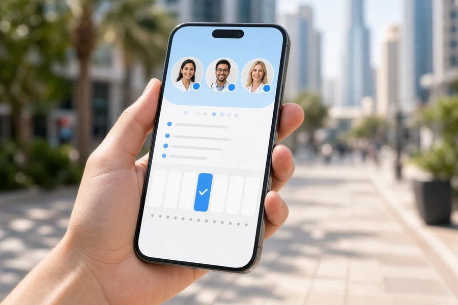 Doctolib inspired dental app preview