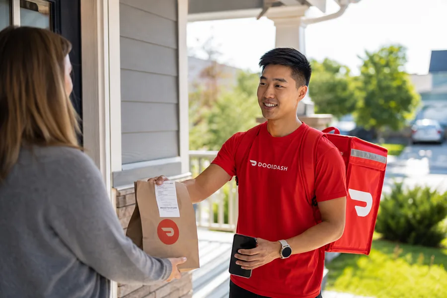 DoorDash inspired driver app preview