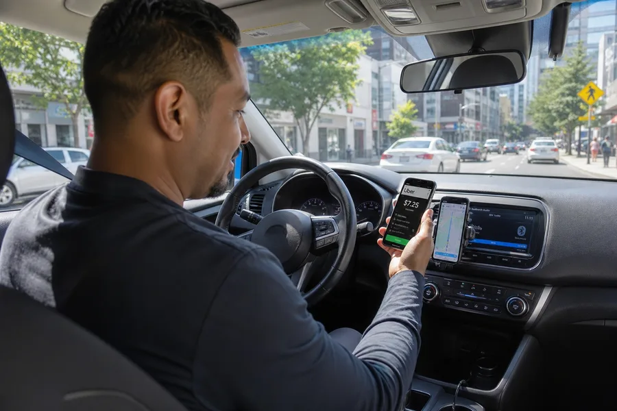 Uber inspired driver app preview