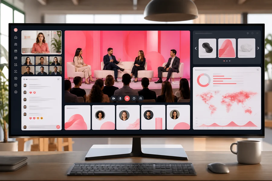 Bizzabo inspired event management app preview