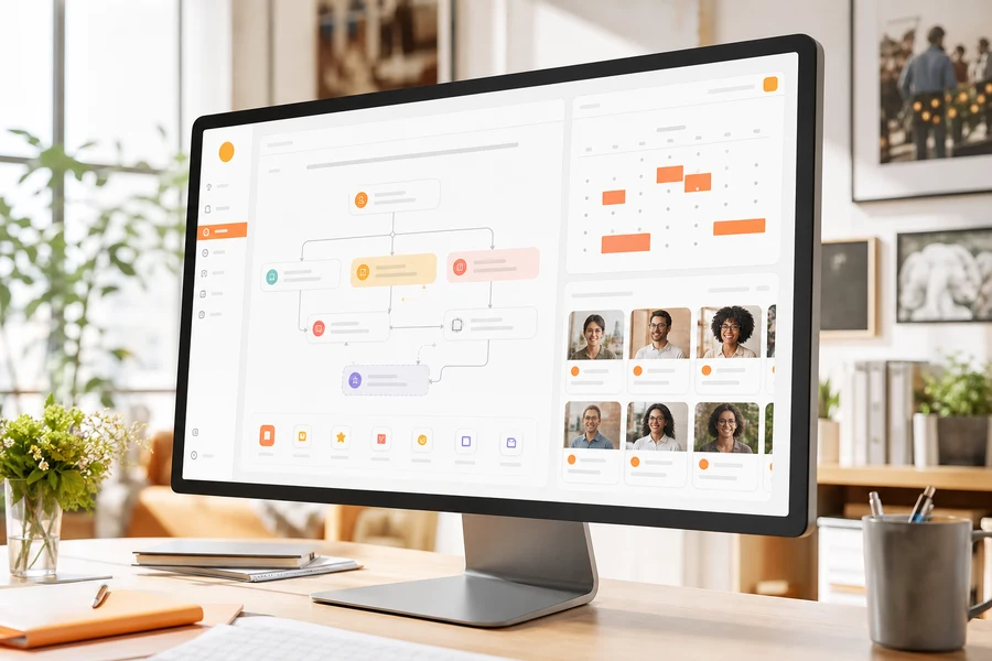 Custom event management app with custom event workflows scheduling and attendee management