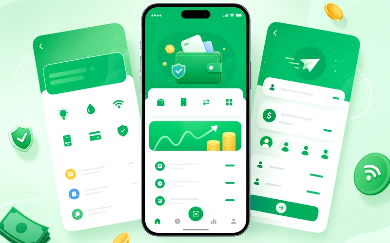 Payit inspired ewallet app preview