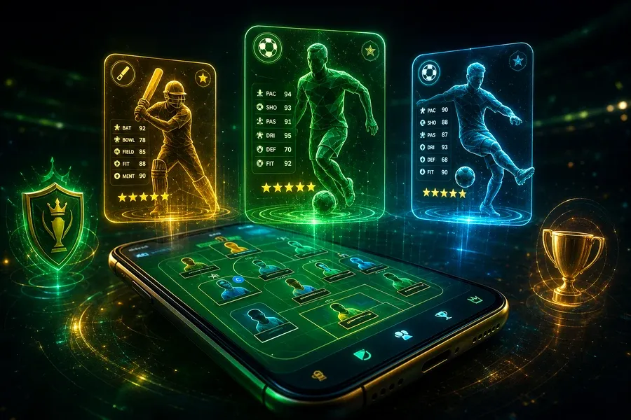 Dream11 inspired fantasy sports app preview