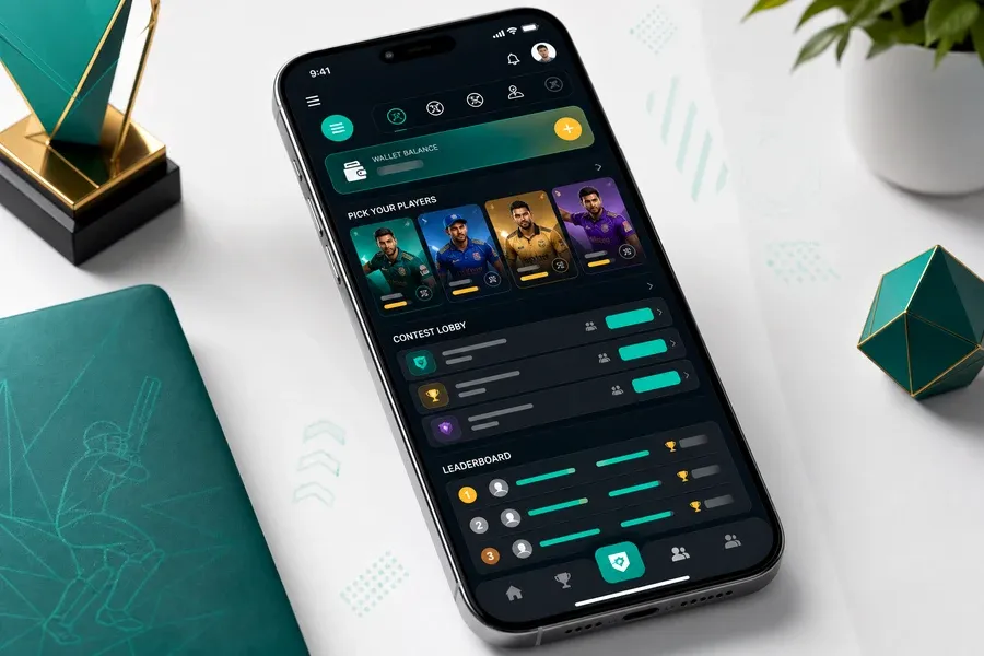 Fantasy sports app development with team creation player drafting contests scoring and leaderboards