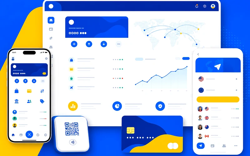 PayPal inspired fintech app preview