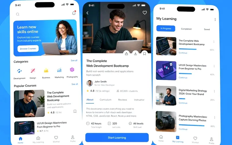 Fitbit inspired fitness app preview