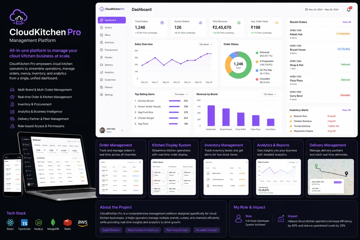 CloudKitchen Pro