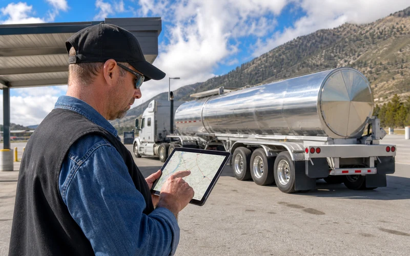 Fuelster inspired fuel delivery app preview