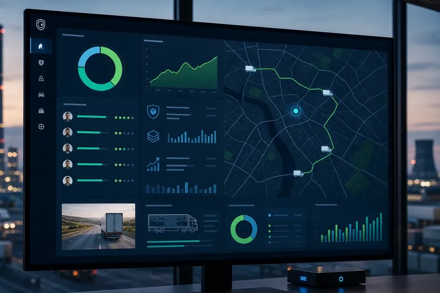 Samsara inspired gps tracking app preview