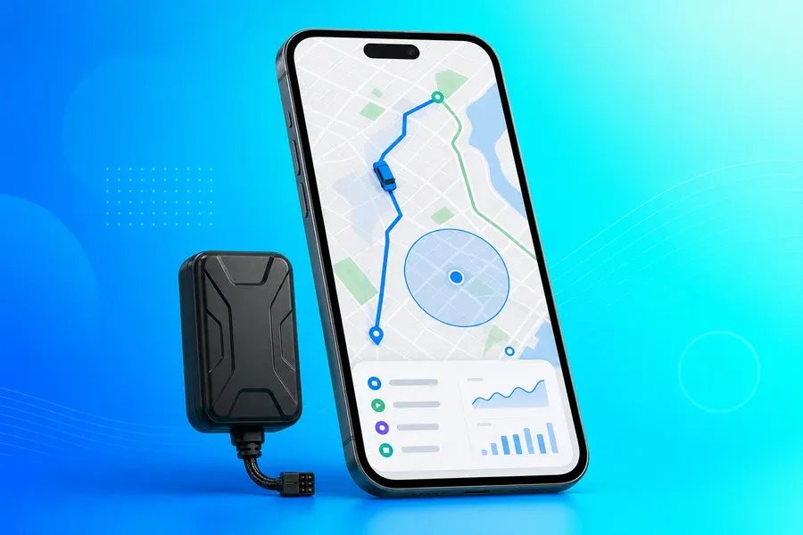 Traccar inspired gps tracking app preview