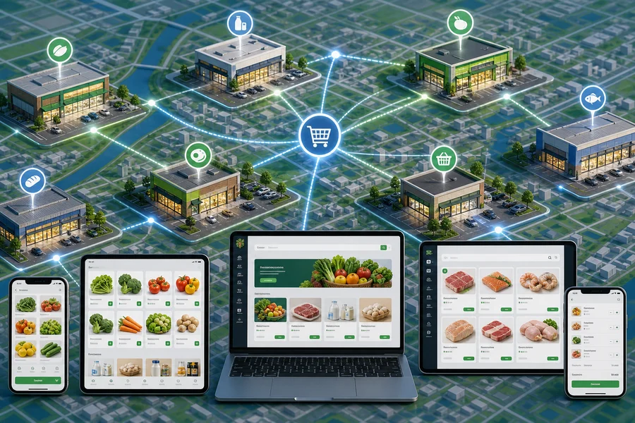 Multi Store Grocery Marketplace