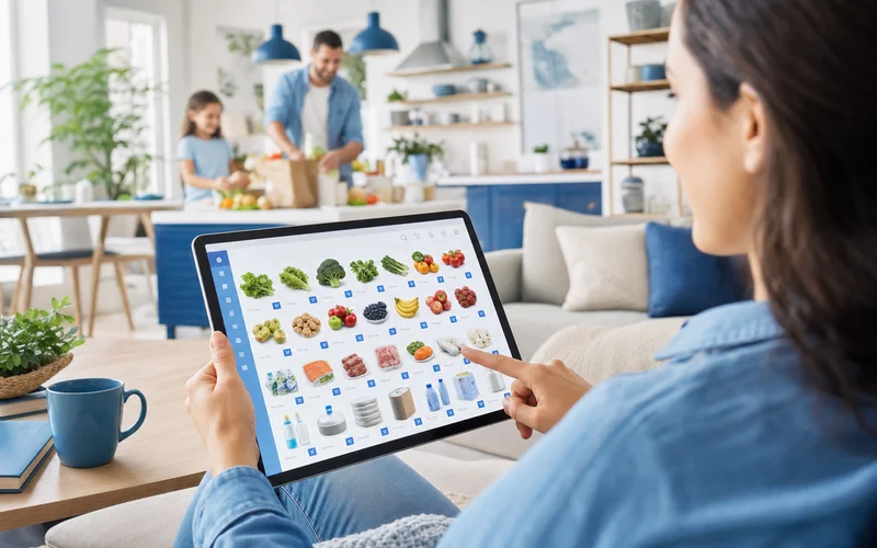 Carrefour UAE inspired grocery delivery app preview