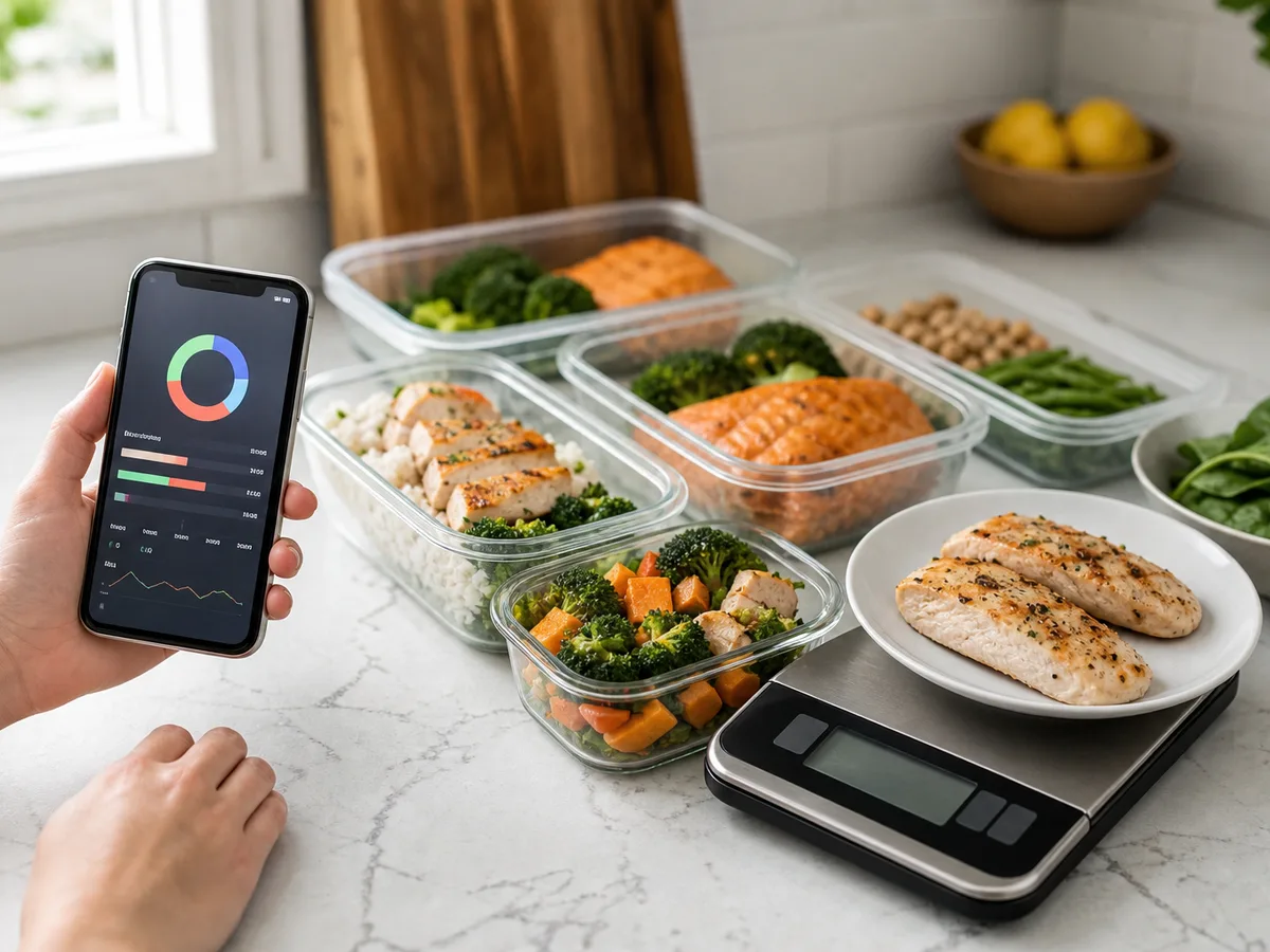 MyFitnessPal inspired fitness app preview