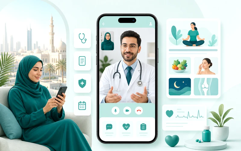 Altibbi inspired healthcare app preview