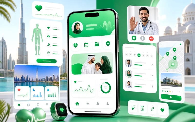 Sehhaty inspired healthcare app preview