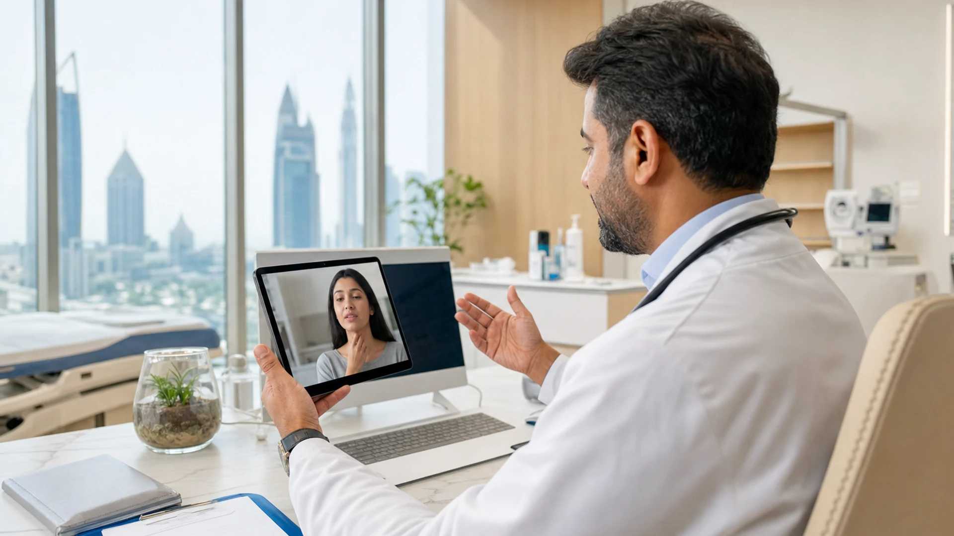Healthcare app development company in Dubai UAE building telemedicine hospital management and patient engagement platforms