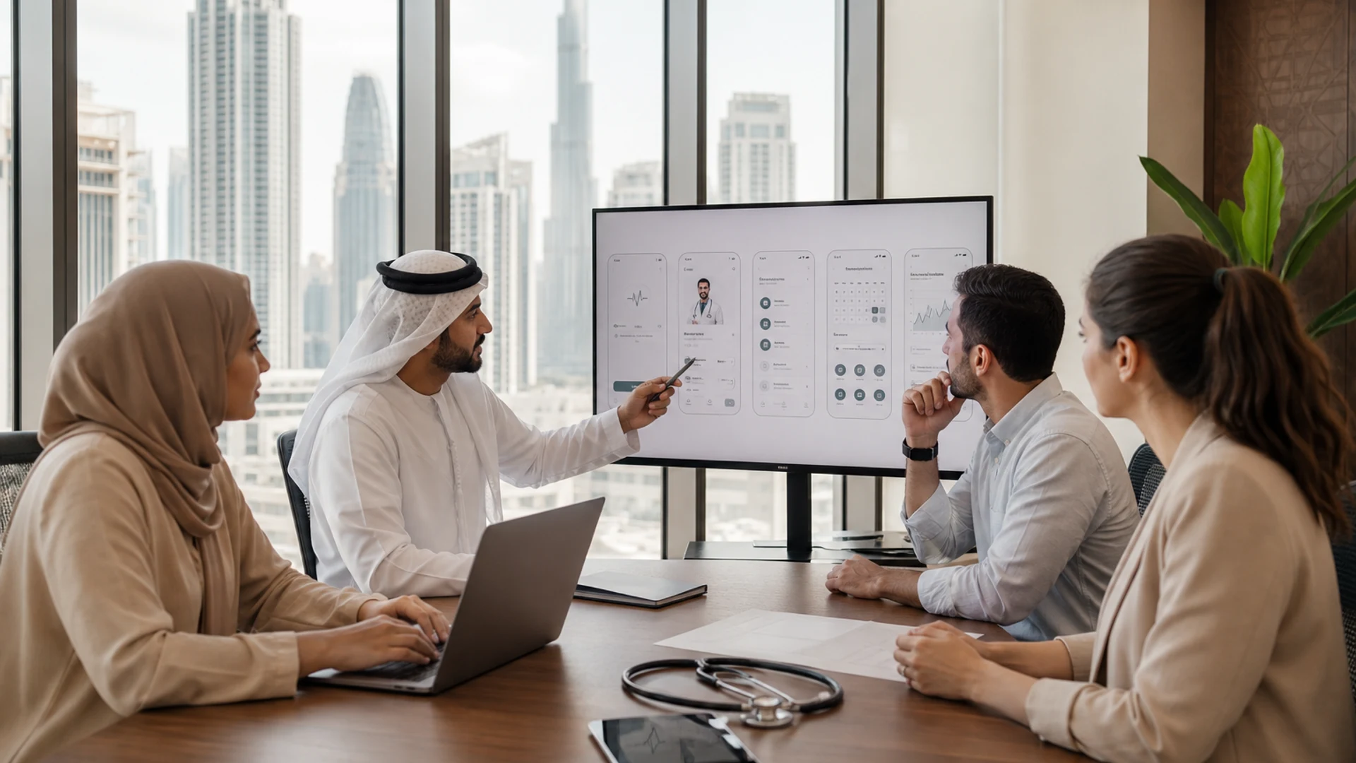 Dubai based healthcare app development team building telemedicine and hospital management platforms