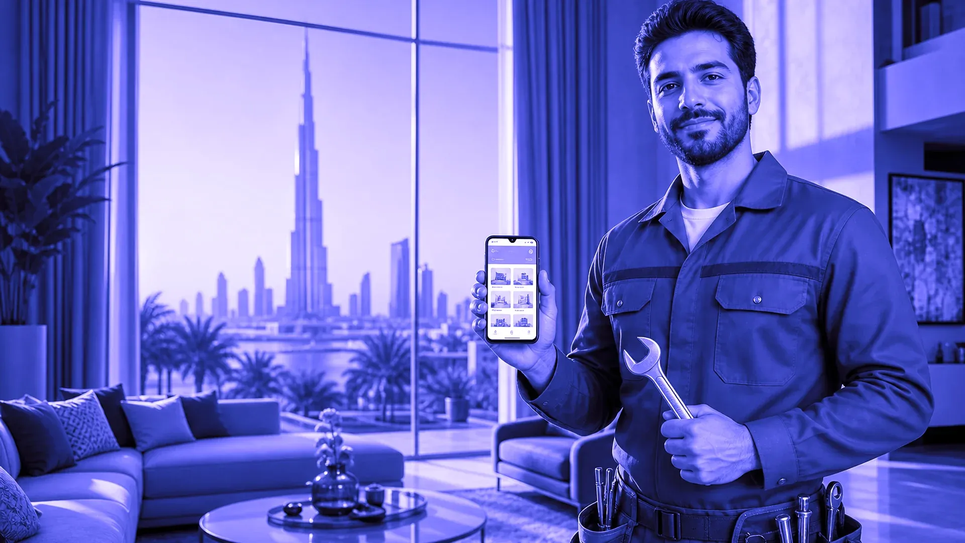 Home service app development company in Dubai UAE building on demand service marketplace platforms