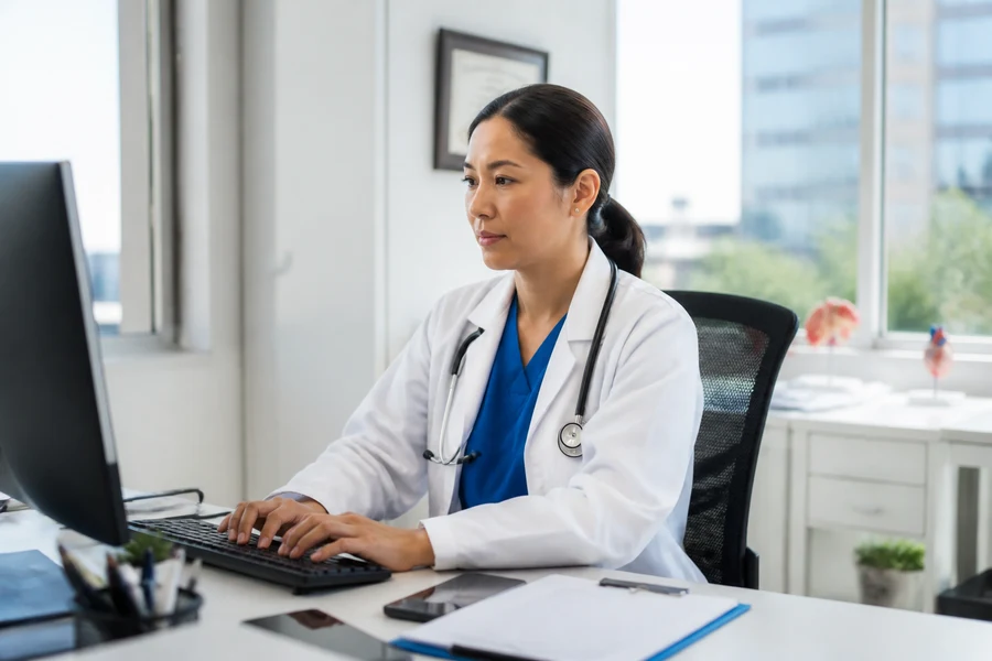EMR System inspired hospital management software preview