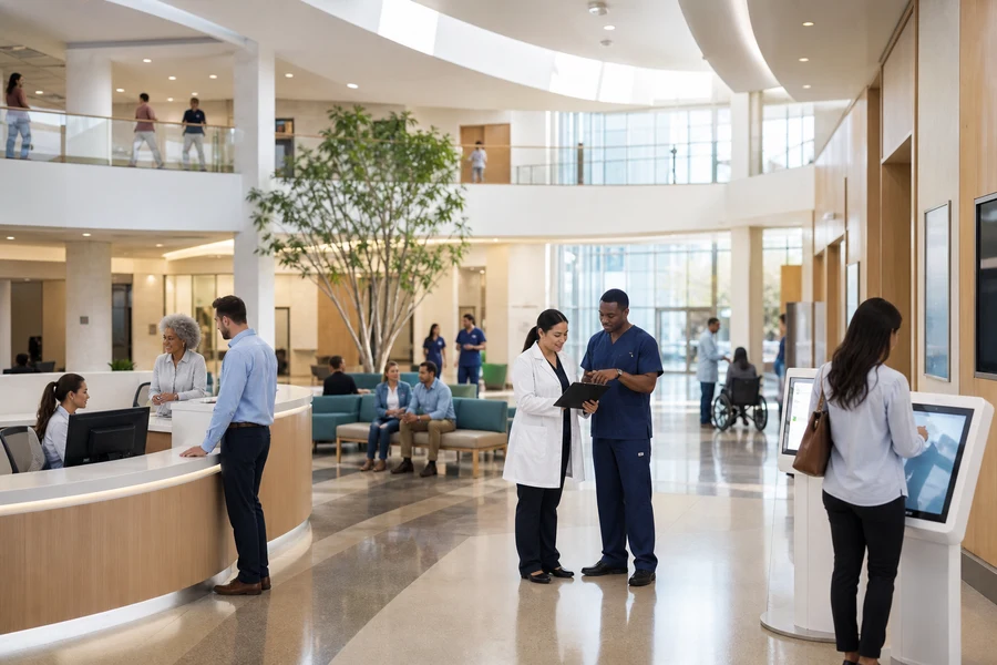 Multi-Specialty inspired hospital management software preview