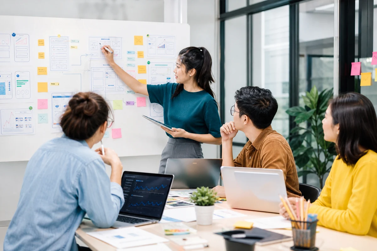 Investment software product idea with portfolio dashboards and Dubai financial skyline