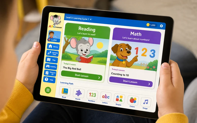 ABCmouse inspired kids learning app preview
