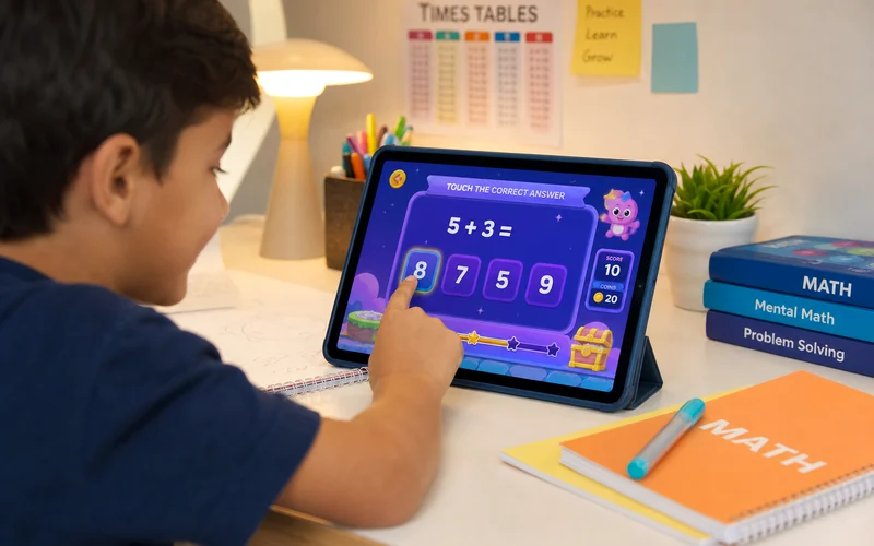 SplashLearn inspired kids learning app preview