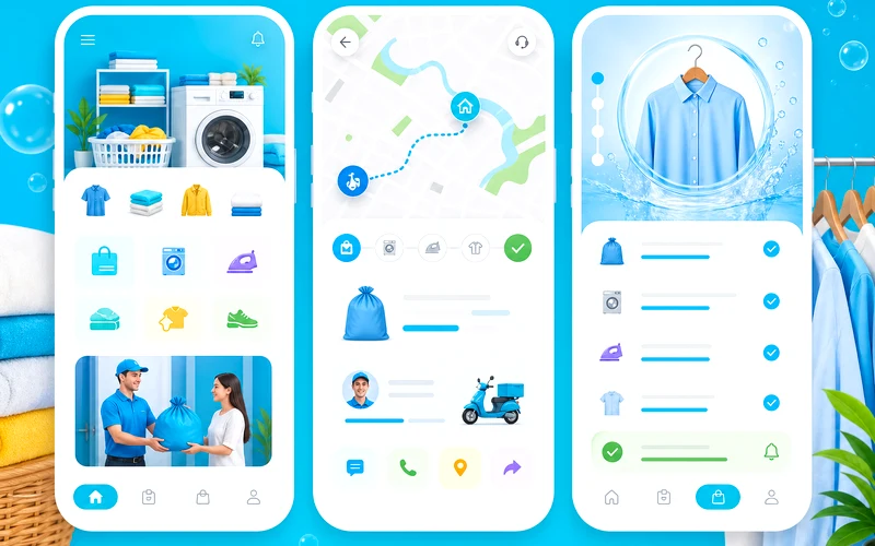 Rinse inspired laundry app preview