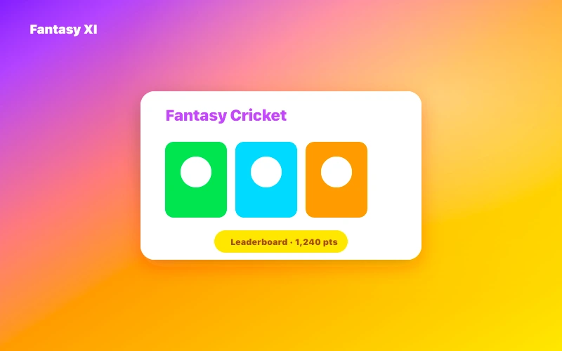 Fantasy inspired live cricket score app preview