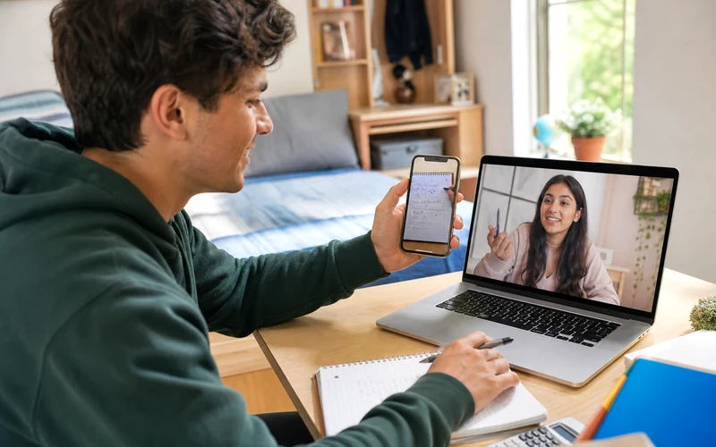 Chegg Tutors inspired live tutoring app preview