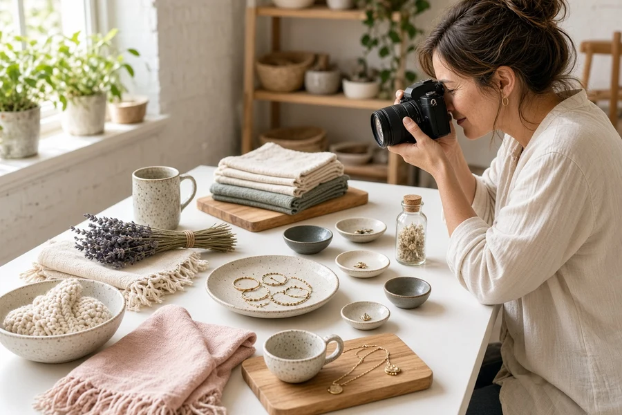 Etsy inspired marketplace preview