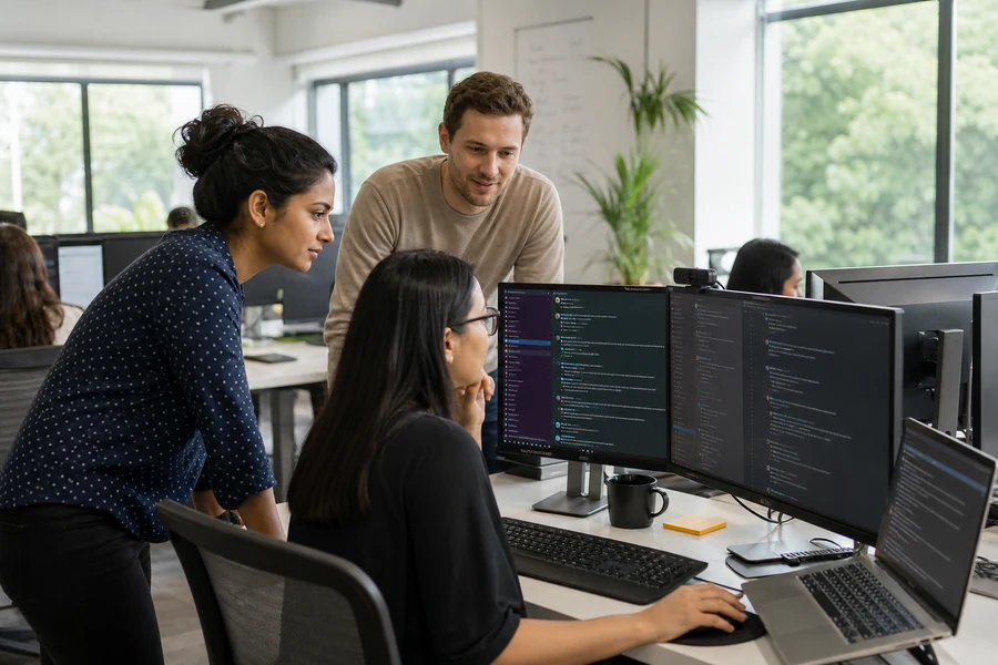 Slack inspired messaging app preview