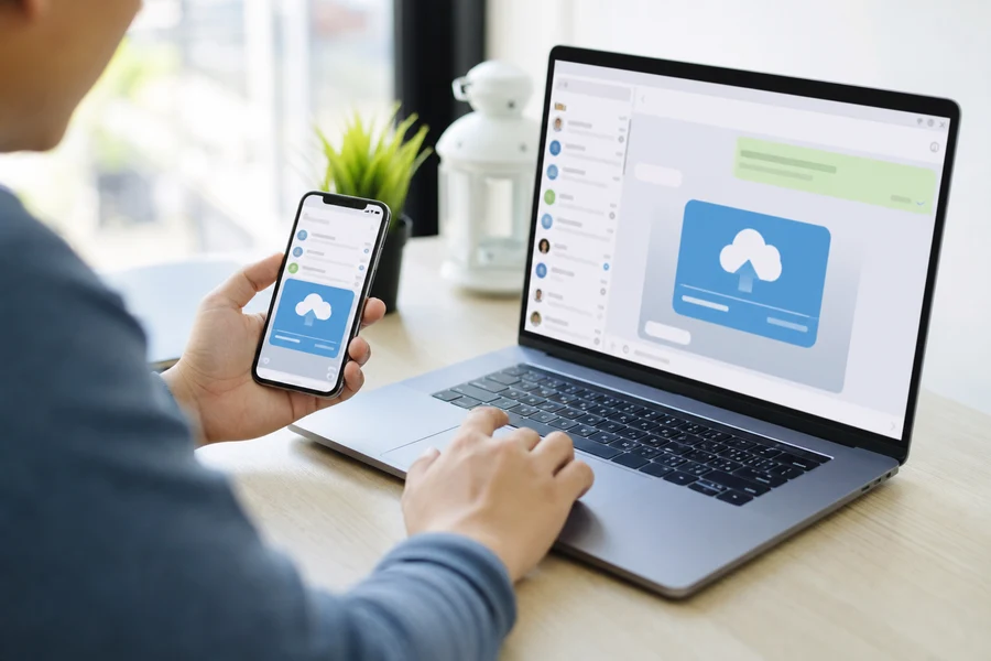 Telegram inspired messaging app preview