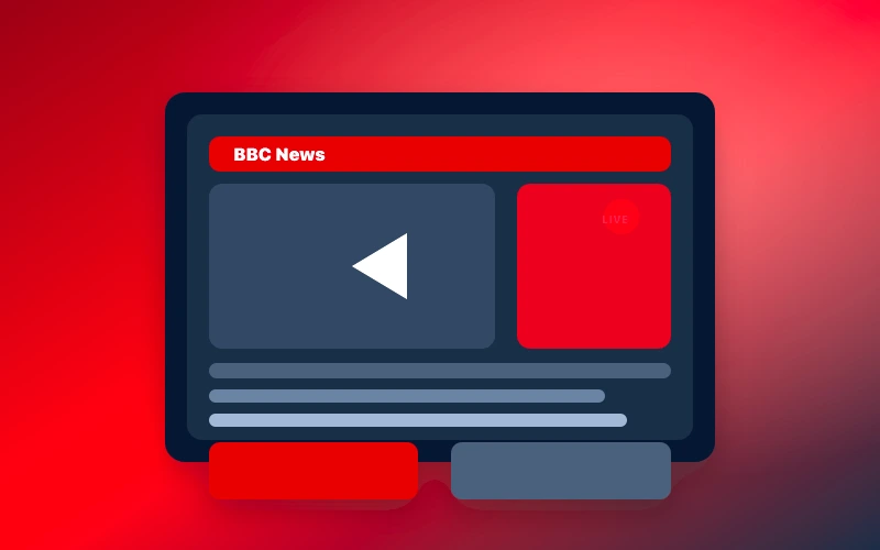 BBC News inspired news app app preview