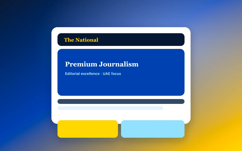 The National inspired news app app preview
