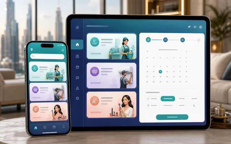 Justlife inspired on demand app preview