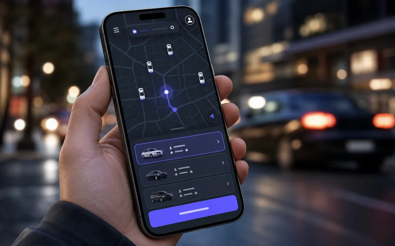 Uber inspired on demand app preview