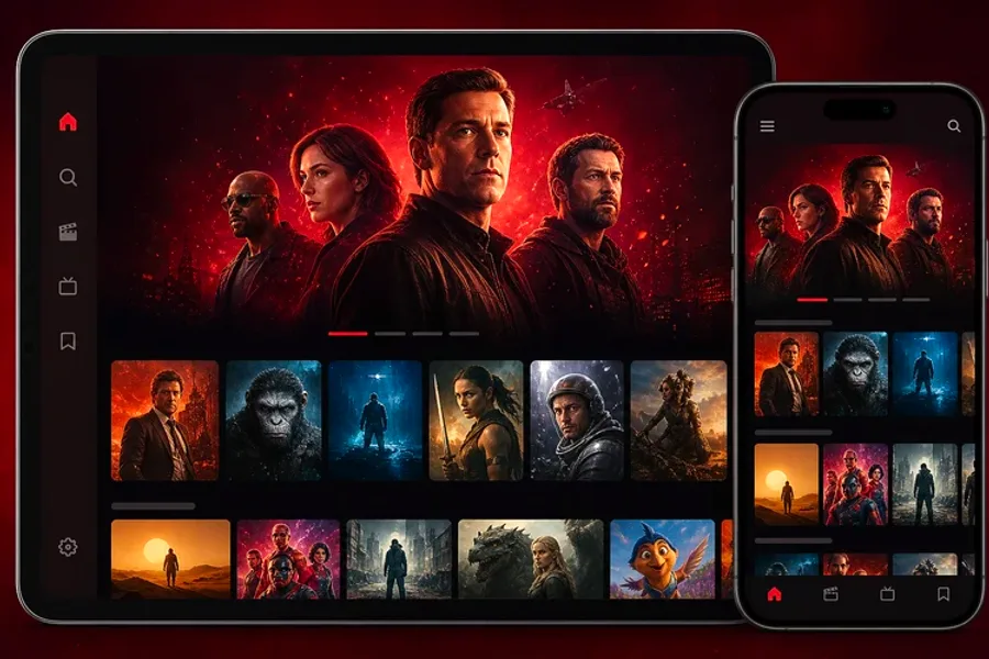 STARZPLAY inspired ott app preview