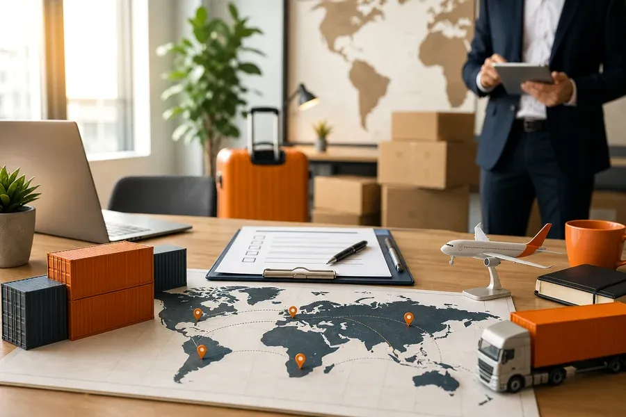 MoveHub UAE inspired packers & movers app preview