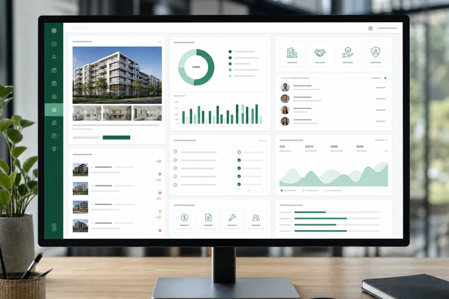 AppFolio inspired property management software preview