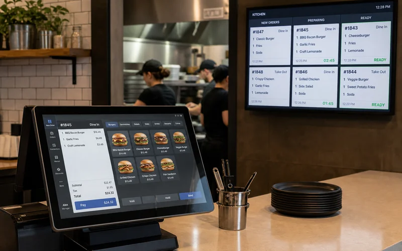 Toast inspired restaurant app preview