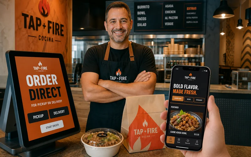 Uber Eats Restaurant inspired restaurant app preview