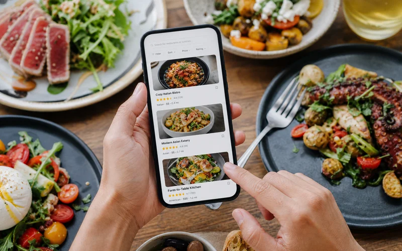 Zomato inspired restaurant app preview