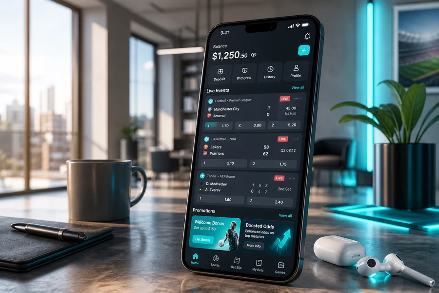 Stake inspired sports betting app preview
