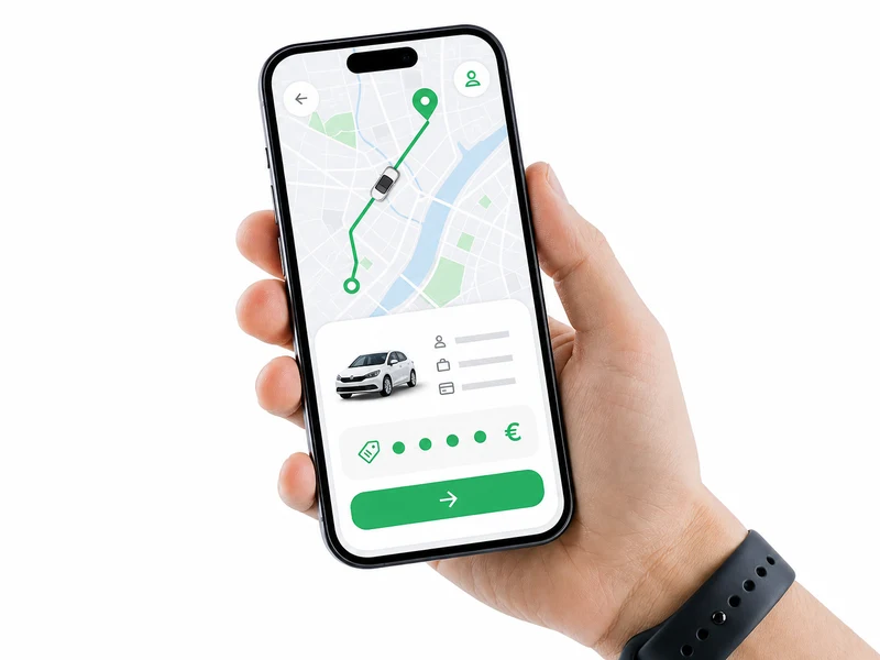 Bolt inspired taxi booking app preview