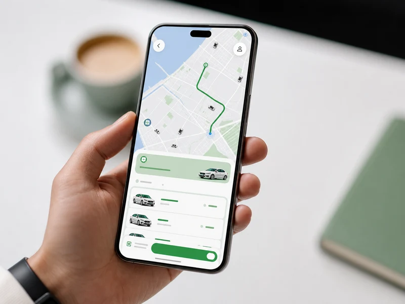 Careem inspired taxi booking app preview