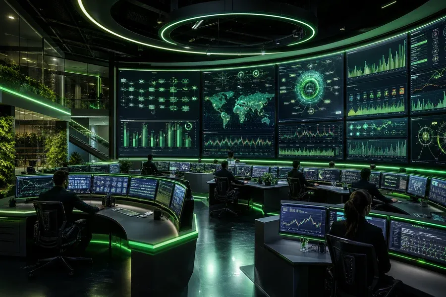 Enterprise inspired trading software app preview