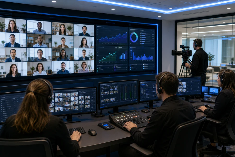 Cisco Webex inspired video conferencing app preview