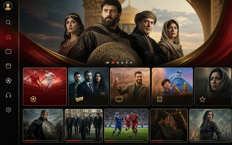 OSN+ inspired video streaming app preview